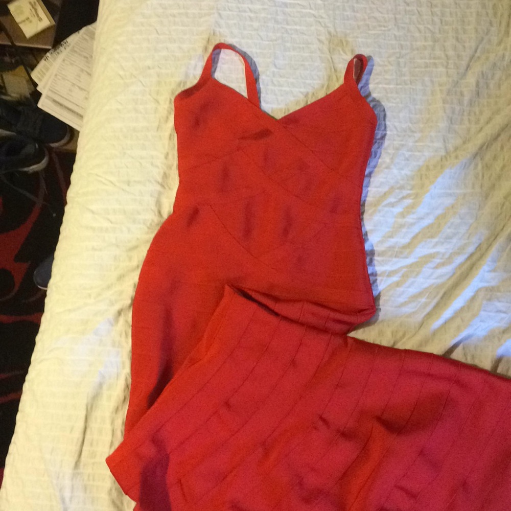 Super Hot Red Bandage Full Length